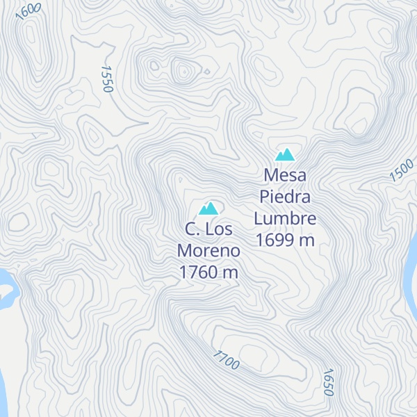 Map of C. Los Moreno