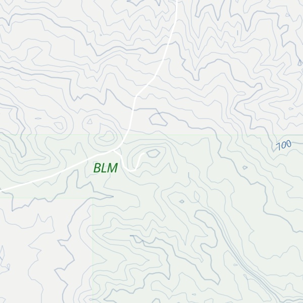 Map of Deadman Butte