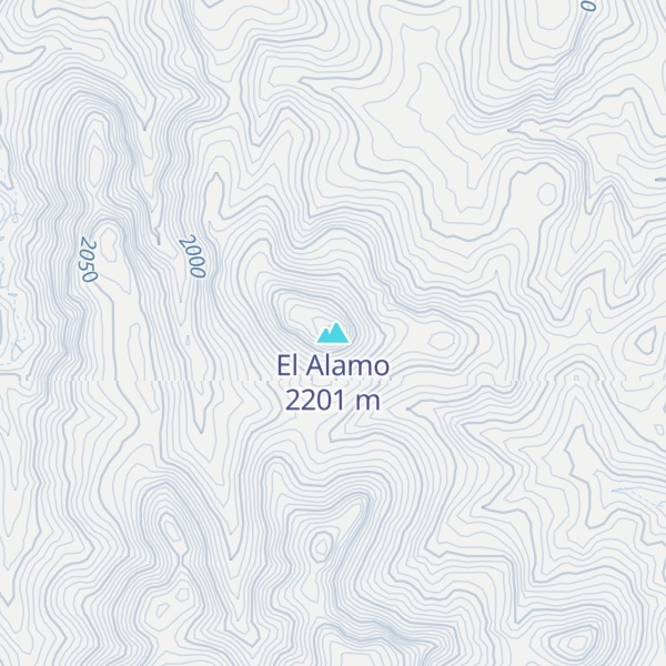 Map of El Alamo