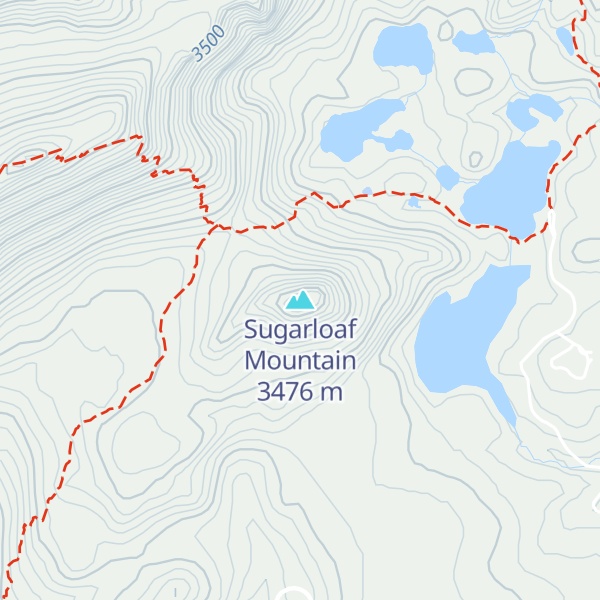 Map of Sugarloaf Mountain