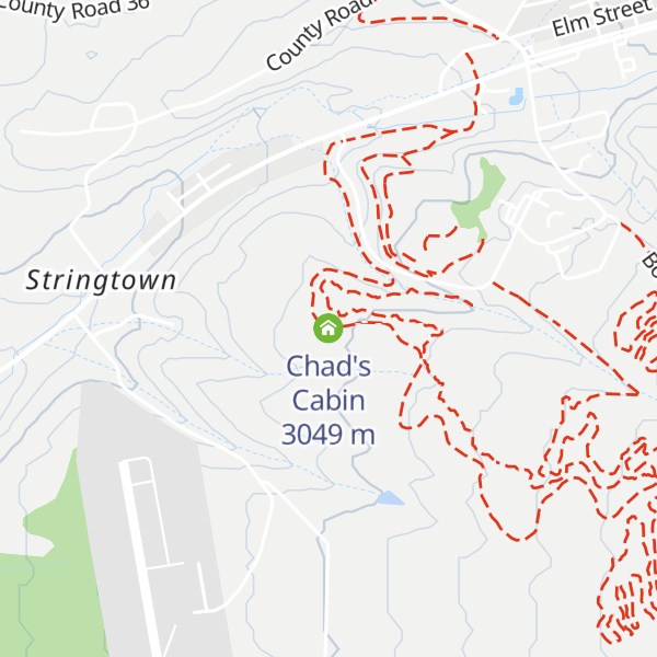 Map of Chad's Cabin