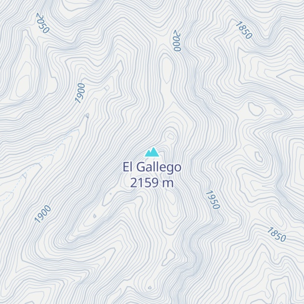 Map of El Gallego