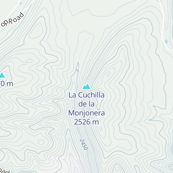 Map of La Cuchilla de la Monjonera