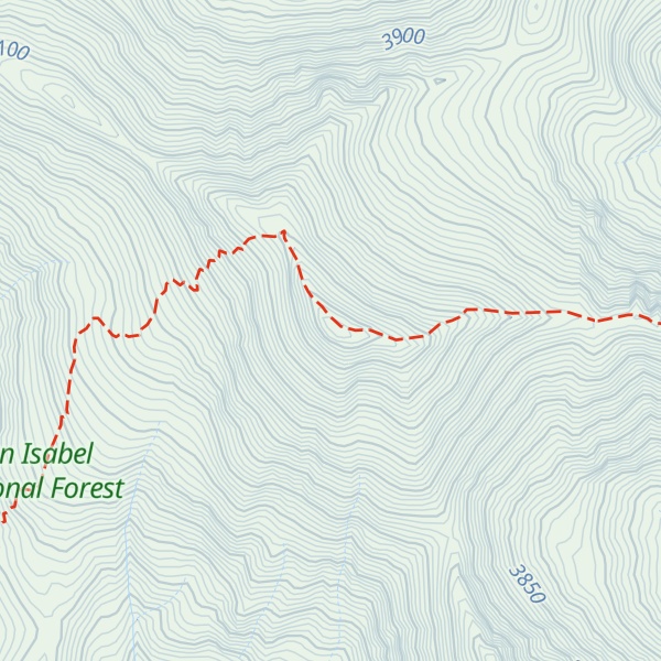 Map of Mount Yale