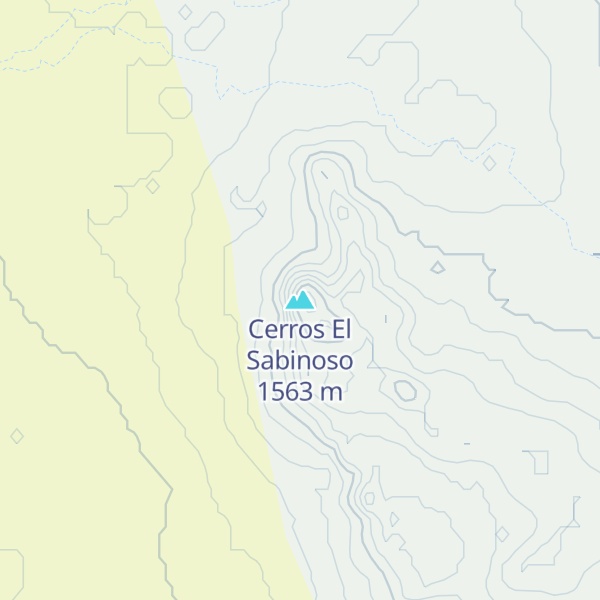 Map of Cerros El Sabinoso