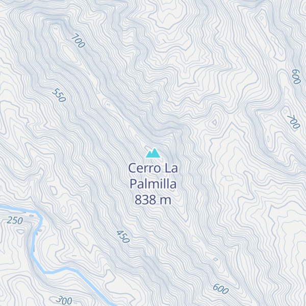 Map of Cerro La Palmilla