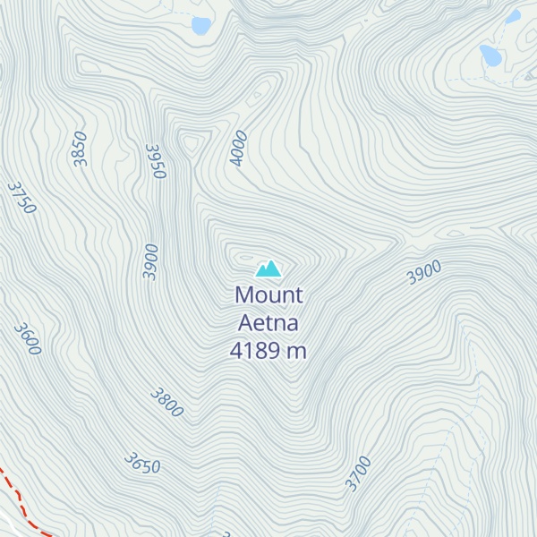 Map of Mount Aetna