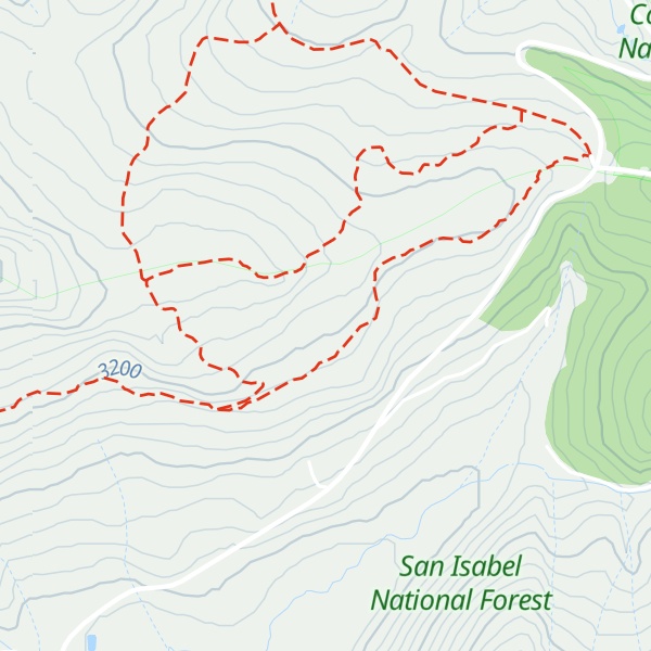 Map of Continental Divide Cabin