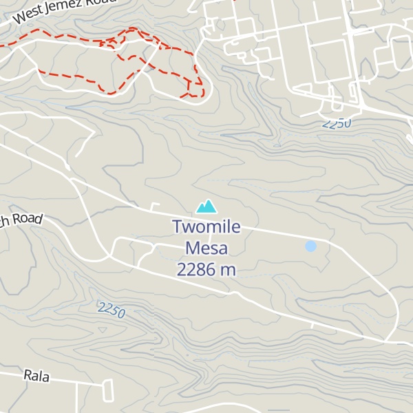 Map of Twomile Mesa