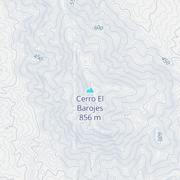 Map of Cerro El Barojes