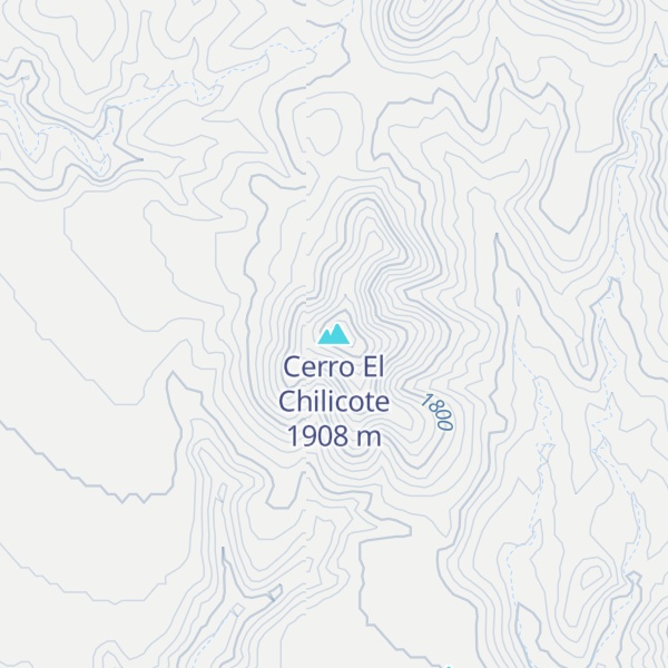 Map of Cerro El Chilicote