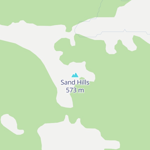 Map of Sand Hills