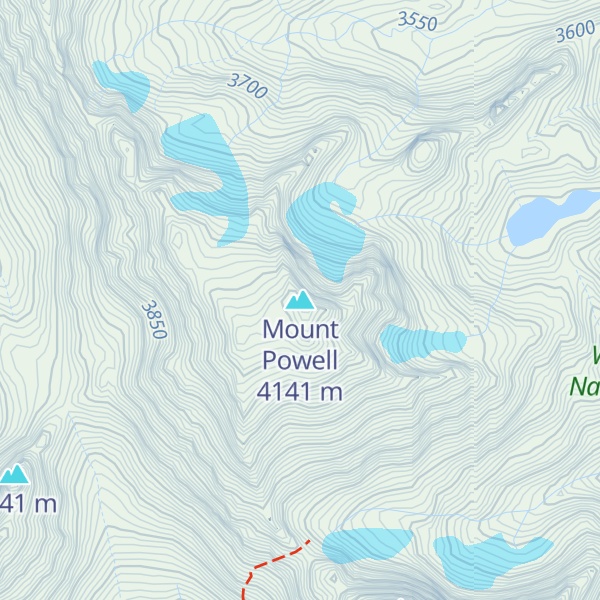 Map of Mount Powell