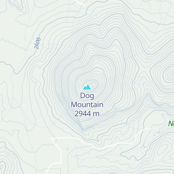 Map of Dog Mountain