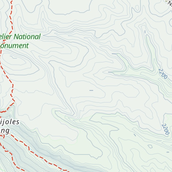 Map of Escobas Mesa