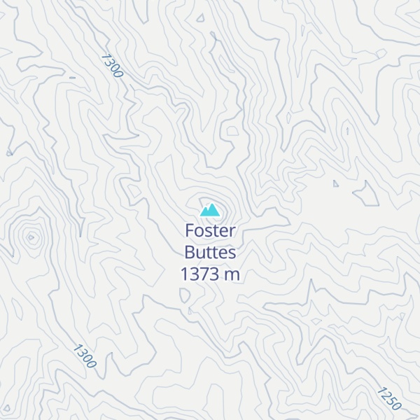 Map of Foster Buttes