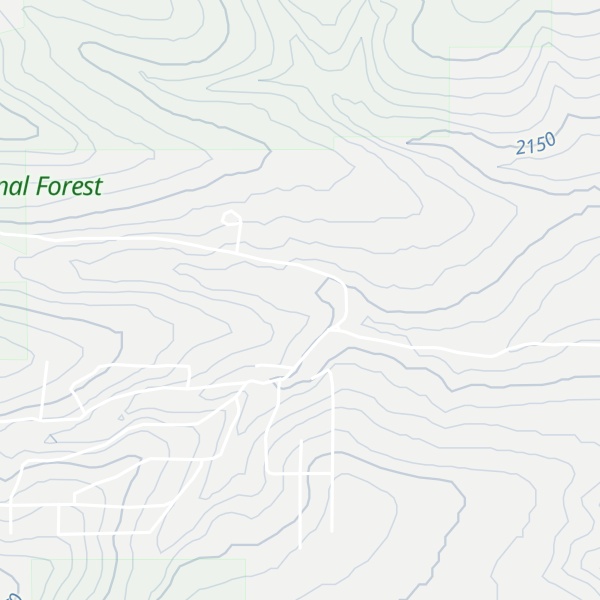 Map of Comanche Ridge