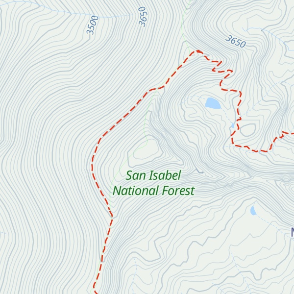Map of Bald Mountain
