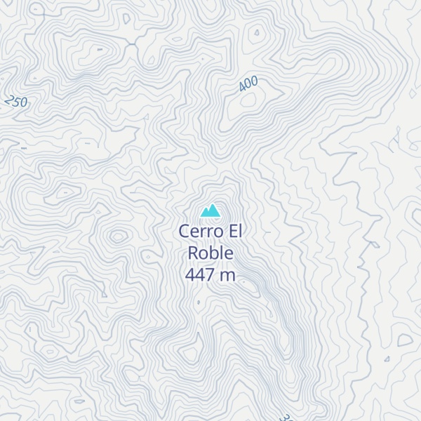 Map of Cerro El Roble