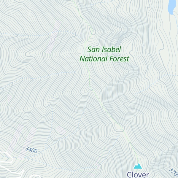 Map of Vulcan Mountain