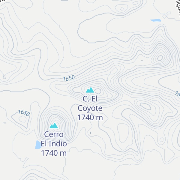 Map of C. El Coyote