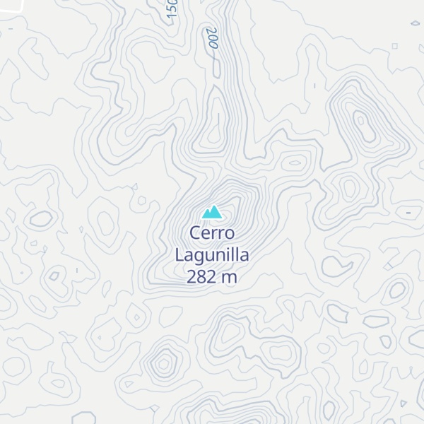 Map of Cerro Lagunilla