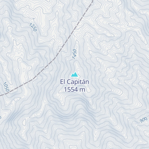 Map of El Capitán