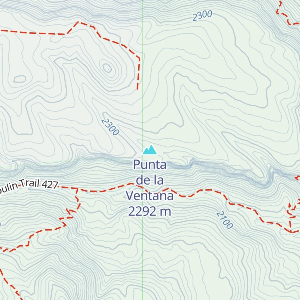Map of Punta de la Ventana