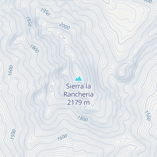 Map of Sierra la Rancheria