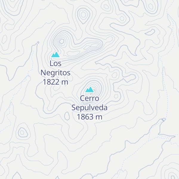Map of Cerro Sepulveda