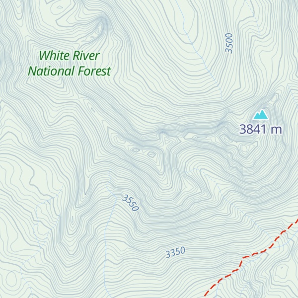 Map of Corner Peak