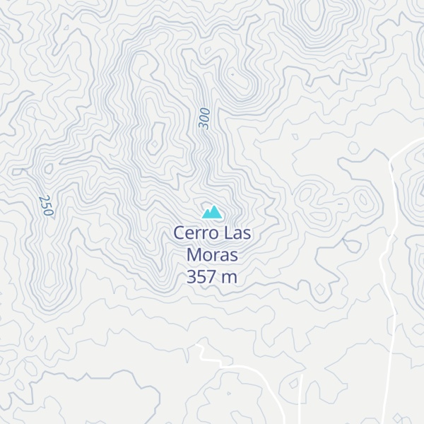 Map of Cerro Las Moras