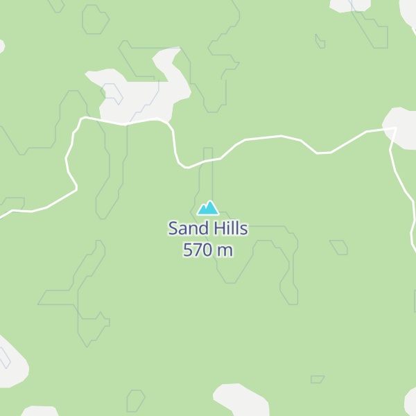Map of Sand Hills