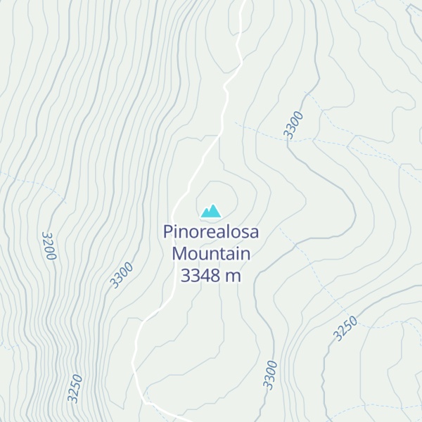 Map of Pinorealosa Mountain