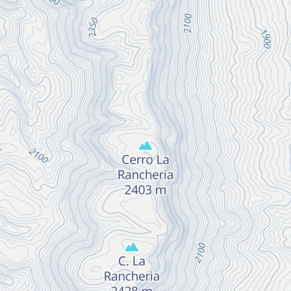 Map of Cerro La Rancheria