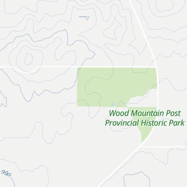 Map of Sitting Bull Hill