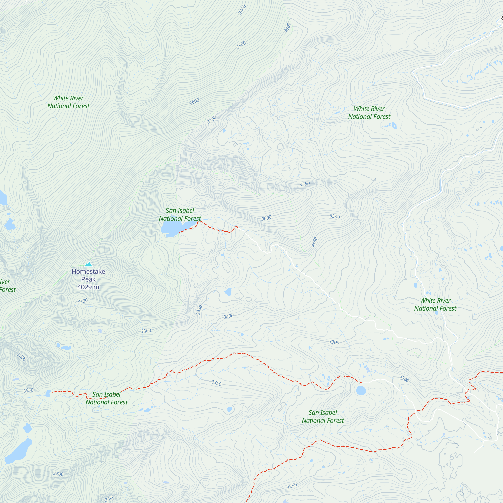 10th Mountain Division Hut map