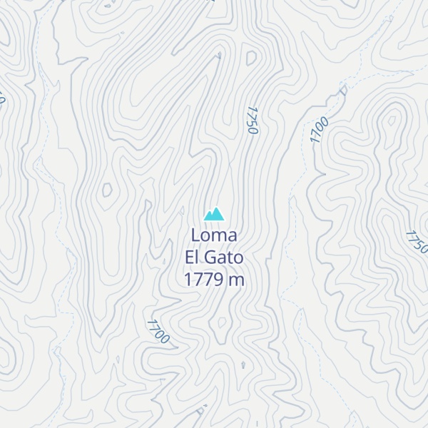 Map of Loma El Gato