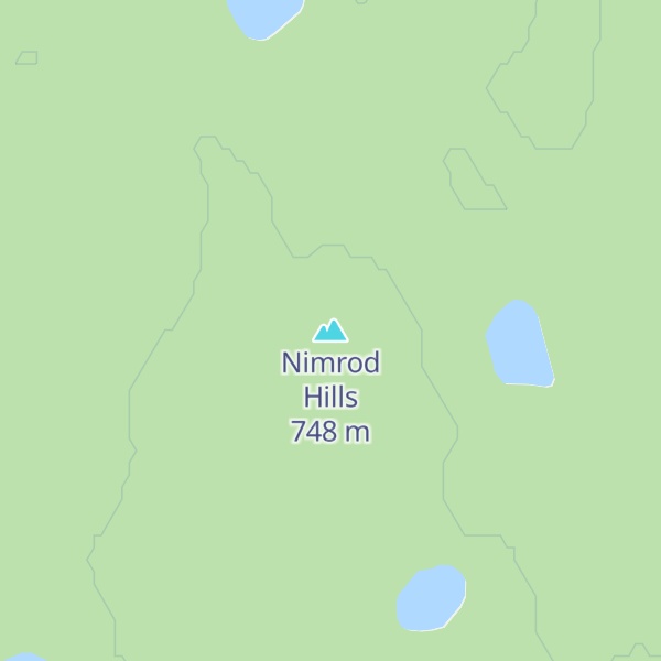 Map of Nimrod Hills