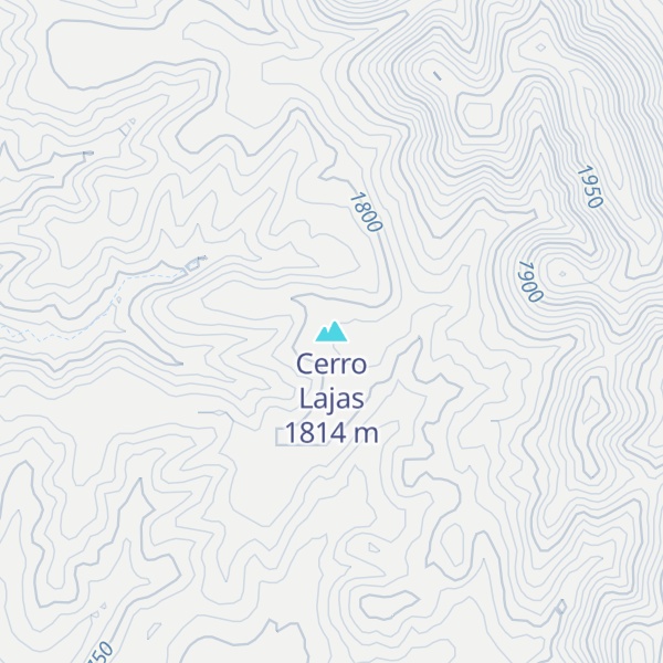 Map of Cerro Lajas