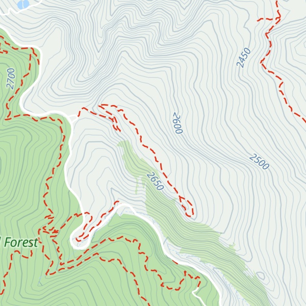 Map of Tecolote Peak
