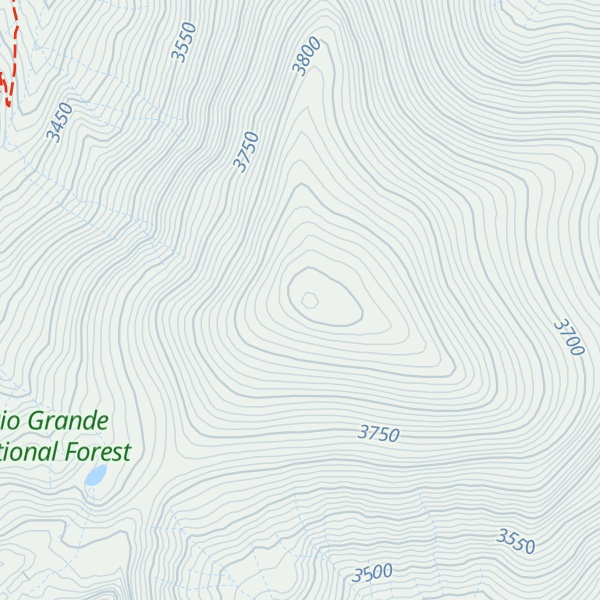 Map of Pintada Mountain