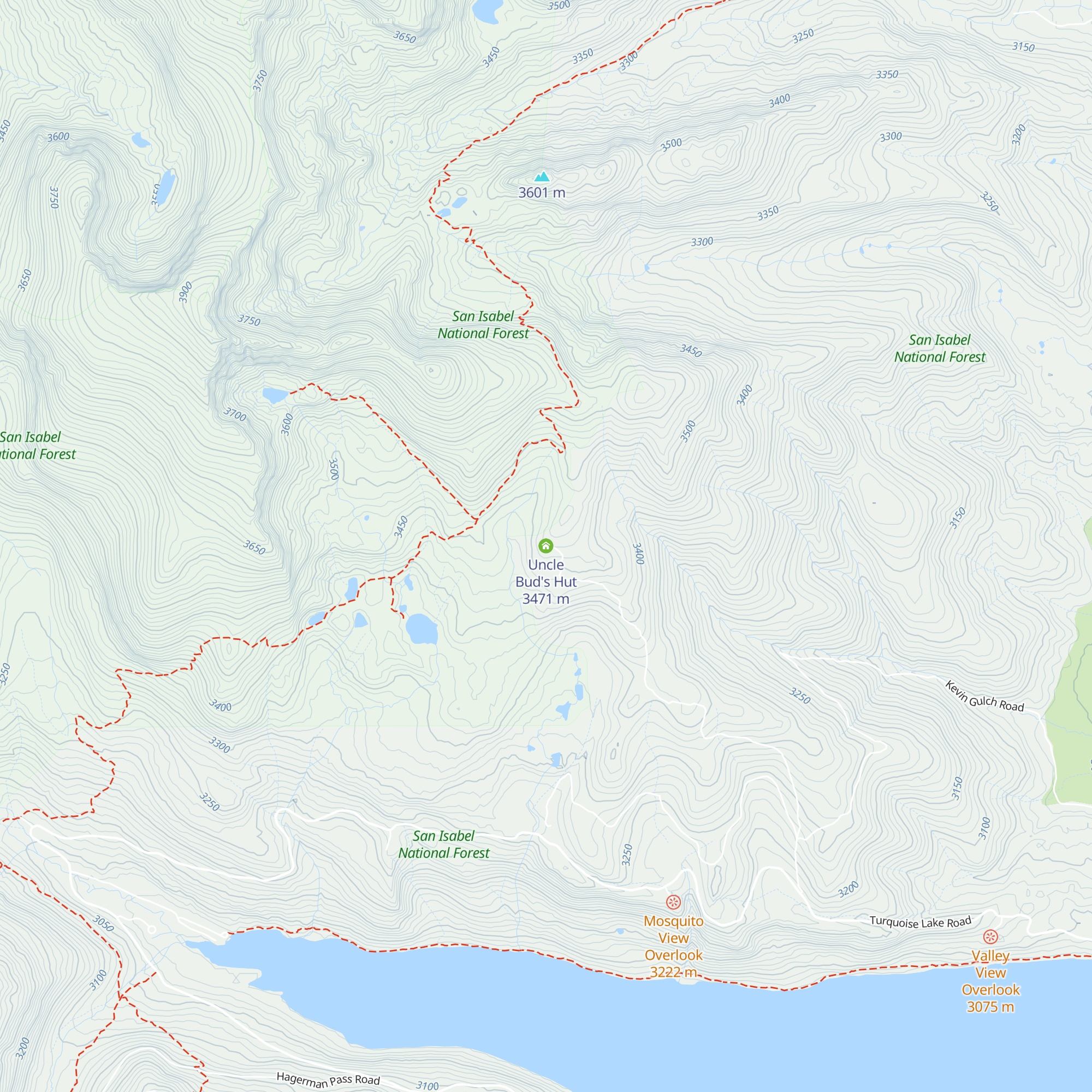 Uncle Bud's Hut map