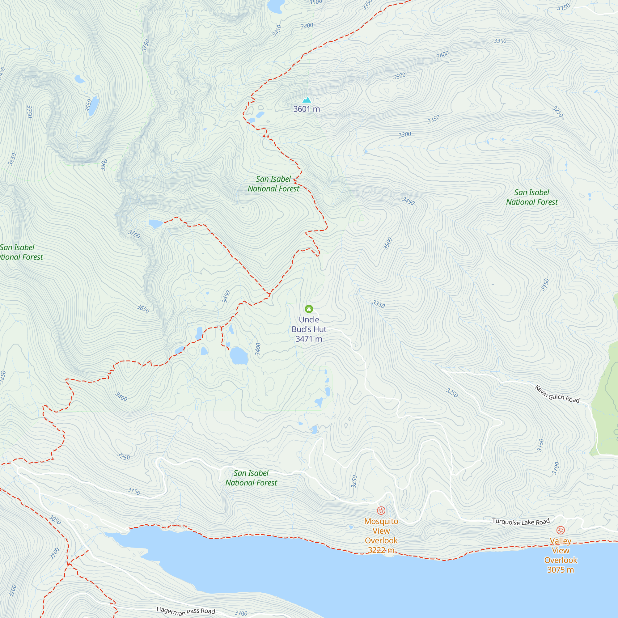 Uncle Bud's Hut map