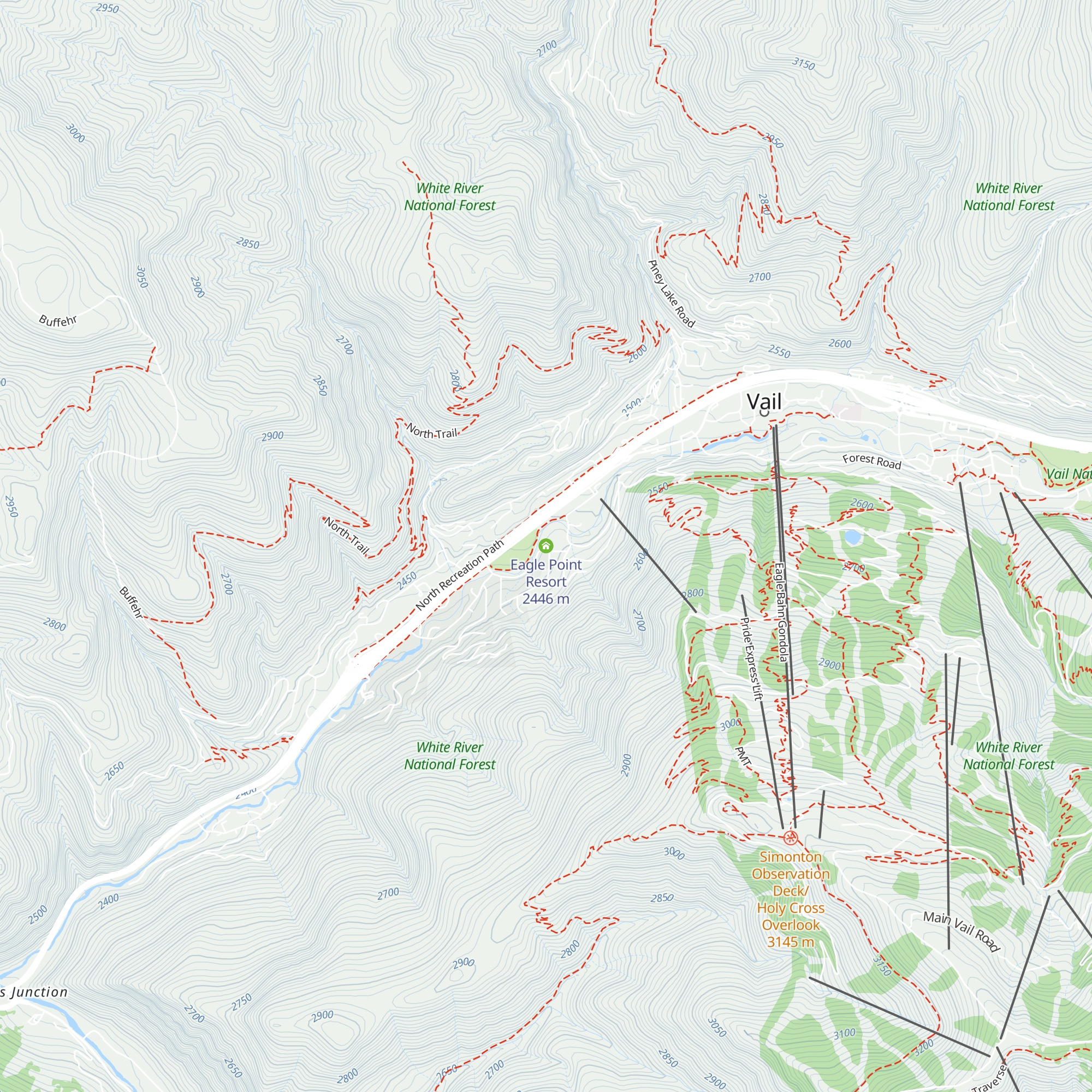 Eagle Point Resort map