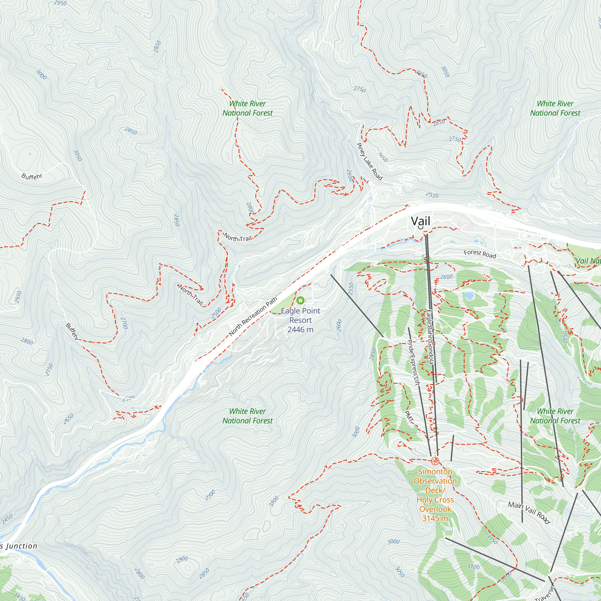 Eagle Point Resort map