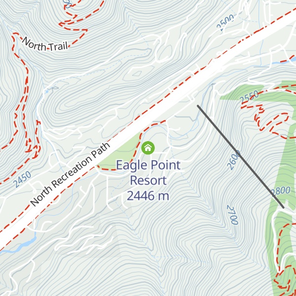 Map of Eagle Point Resort