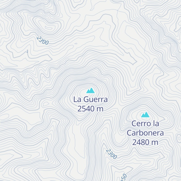 Map of La Guerra