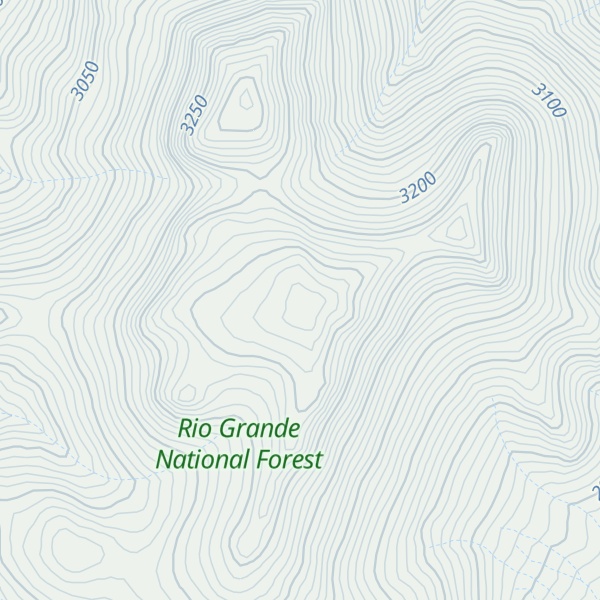 Map of Horseshoe Mountain