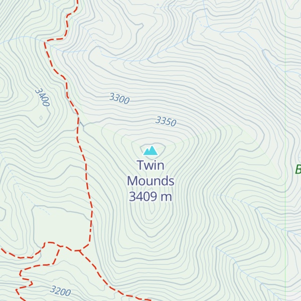 Map of Twin Mounds